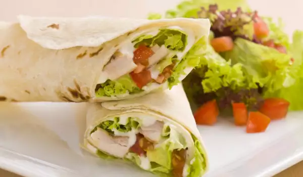 Tortillas with Chicken and Vegetables