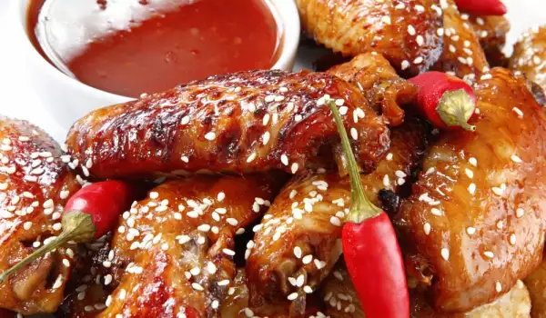 Spicy Sesame Chicken Wings