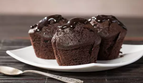 Chocolate mint muffins