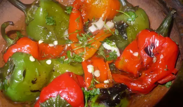 Roasted Peppers with Garlic