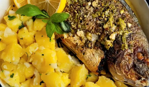 Greek-Style Sea Bream with Lemon Sauce