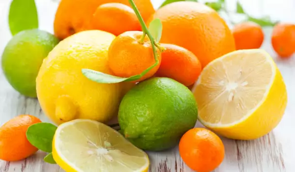 Citrus fruit contain citric acid