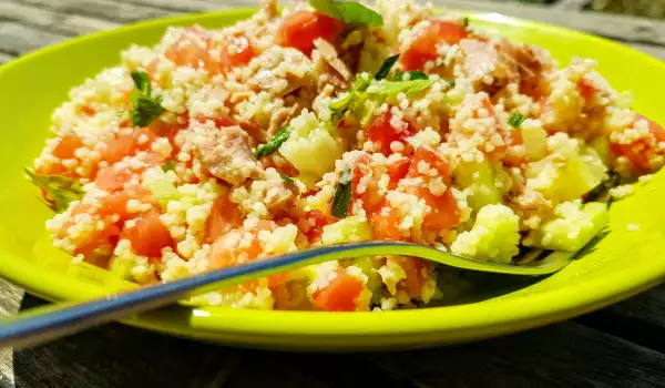 Fish Salad with Couscous