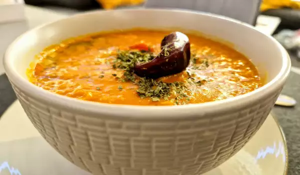 Dal Tadka with Red Lentils