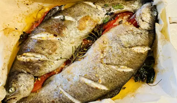 Oven-Baked Rainbow Trout with Herbs