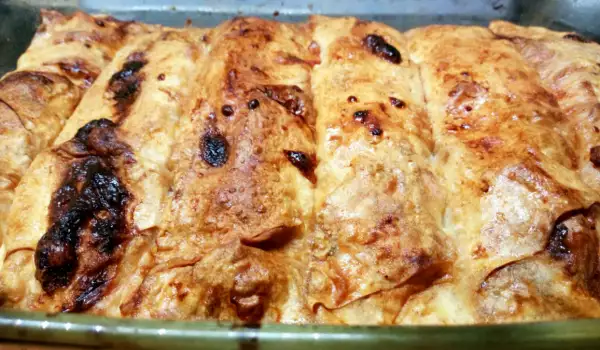 Long Filo Pastries with Cottage Cheese