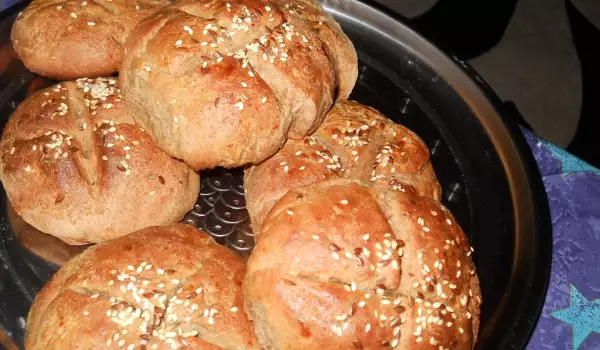 Dietary Bread Buns with Seeds