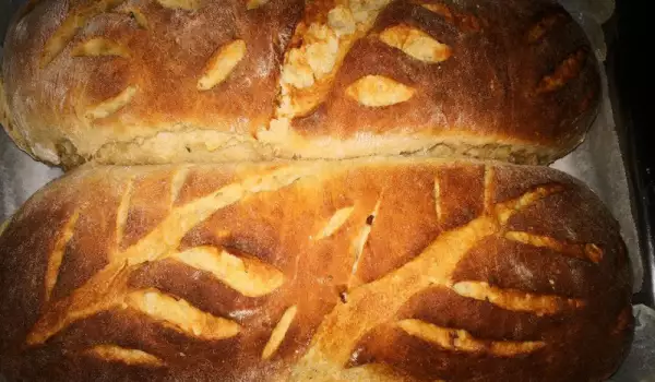 Homemade Garlic and Rosemary Bread