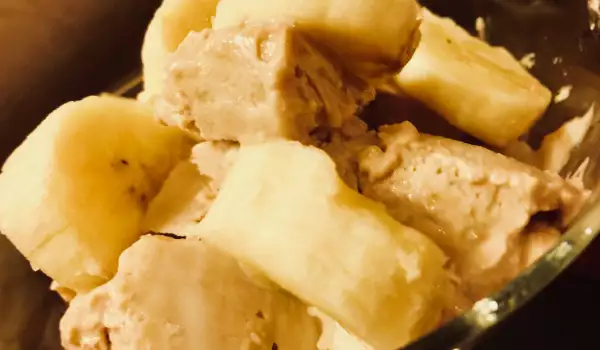 Healthy Homemade Cocoa Ice Cream with Bananas