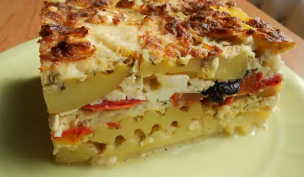 Gratin with Tomatoes and Olives