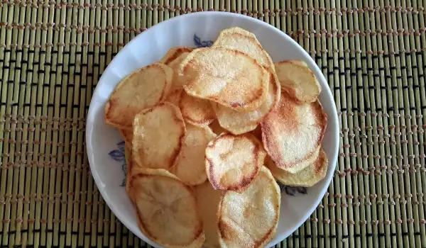 Homemade Chips from New Potatoes