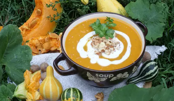 Homemade Pumpkin Cream Soup