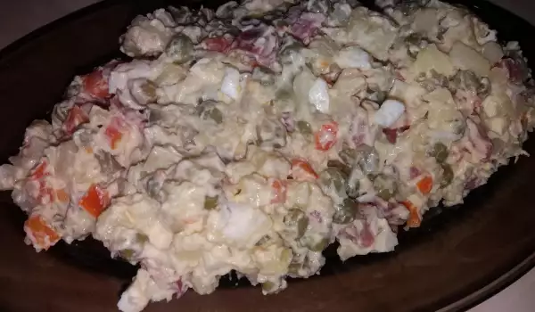 Homemade Russian Salad