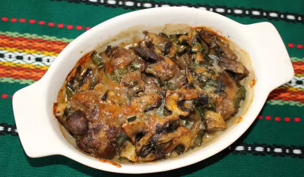 Oven-Baked Chicken Livers with Onions