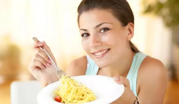 Pasta has a lot of carbohydrates