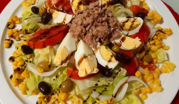 Spanish Egg Salad with Tuna