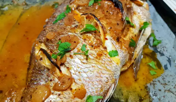 Oven-Baked Red Sea Bream with a Wonderful Sauce