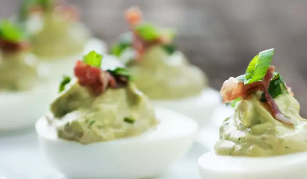 Party Eggs with Avocado