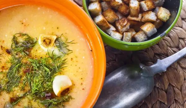 Fish Soup with Croutons