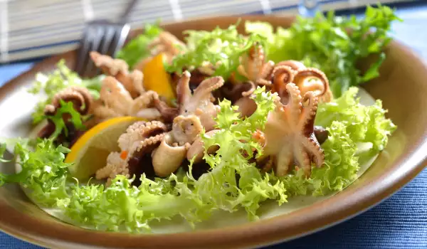 Calamari Lettuce Salad
