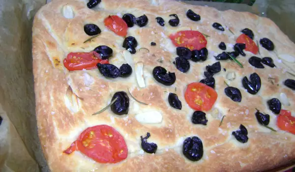 Rosemary, Olive and Garlic Focaccia