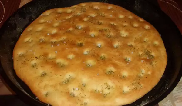 Focaccia with Rosemary and Sea Salt