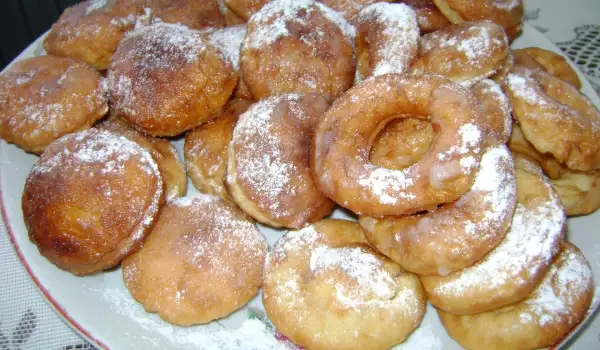 French Vanilla Donuts with a Glaze