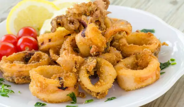 Crunchy Calamari with Capers