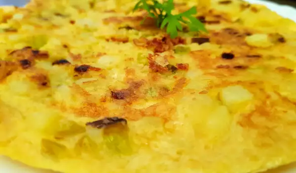 Frittata with Leeks and Potatoes