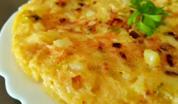 Frittata with Leeks and Potatoes