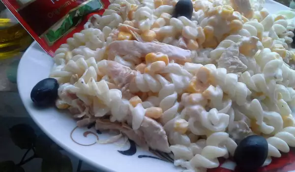 Fusilli with Chicken and Corn