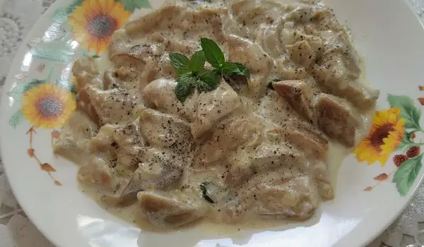 Caesar's Mushrooms with Butter and Cream