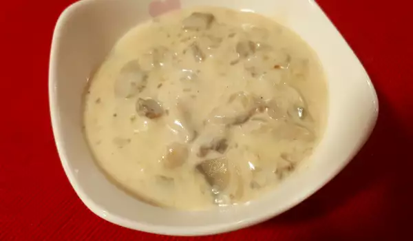 Mushroom Sauce with Marinated Mushrooms