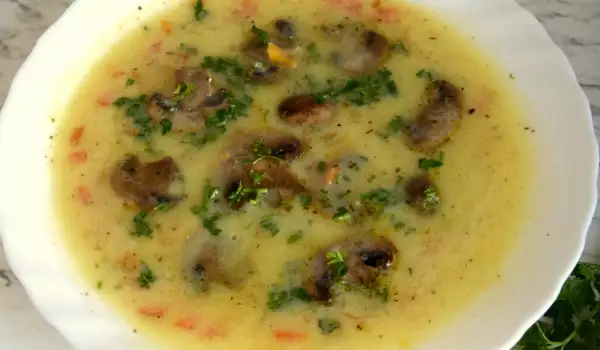 Field Mushroom Soup with Thickener