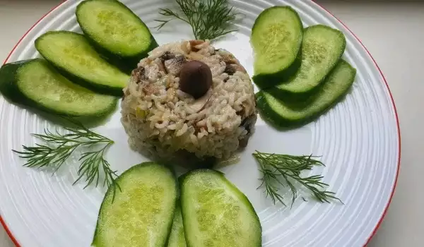 The Perfect Oven-Baked Mushrooms with Rice