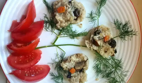 The Perfect Oven-Baked Mushrooms with Rice