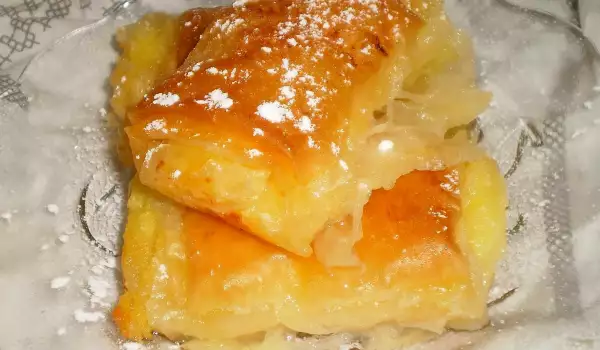 Greek Galaktoboureko Syrup Cake