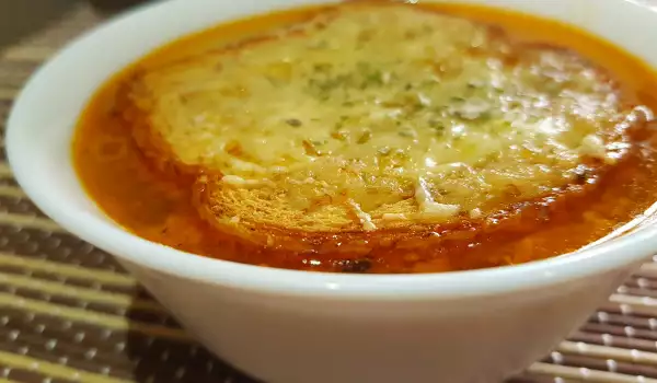 Vegetarian Spanish Garlic Soup