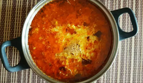 Vegetarian Spanish Garlic Soup