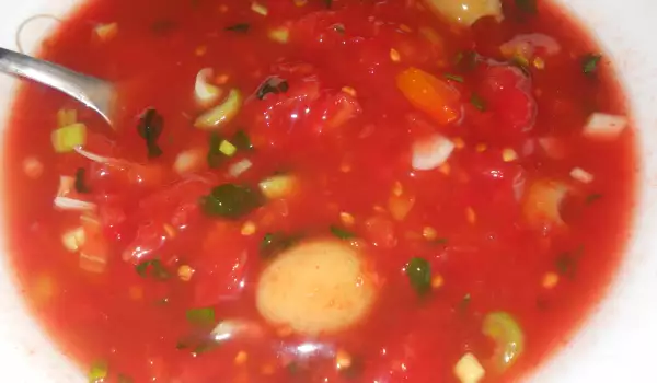 Gazpacho with Olives