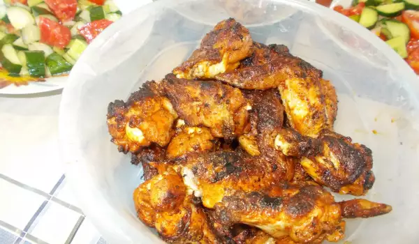 Barbecued Ginger Chicken Wings