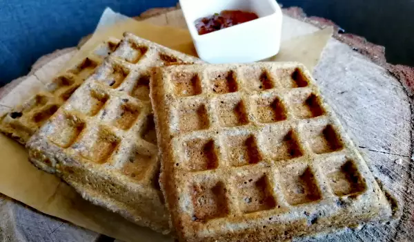 Waffles with Flaxseed Flour