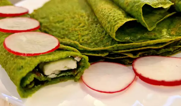 Savory Green Spinach Pancakes