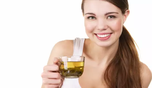 Diet with green tea