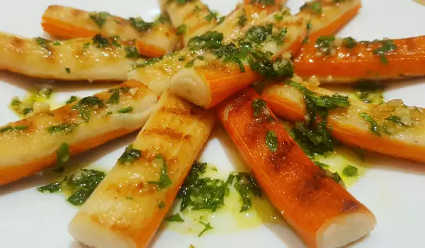 Quick Grilled Crab Sticks Appetizer