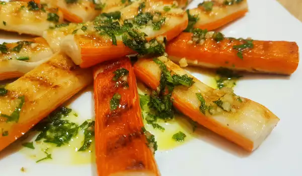 Quick Grilled Crab Sticks Appetizer