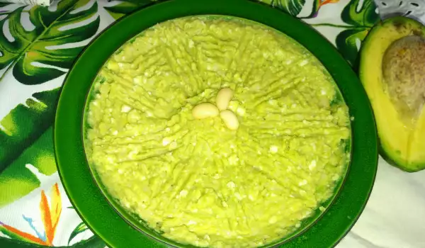 Guacamole with White Beans and Egg
