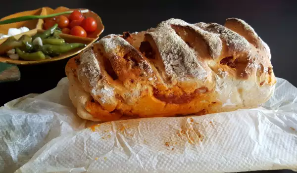 Stuffed Bread with Chorizo
