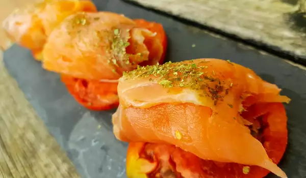 Homemade Marinated Salmon Rolls