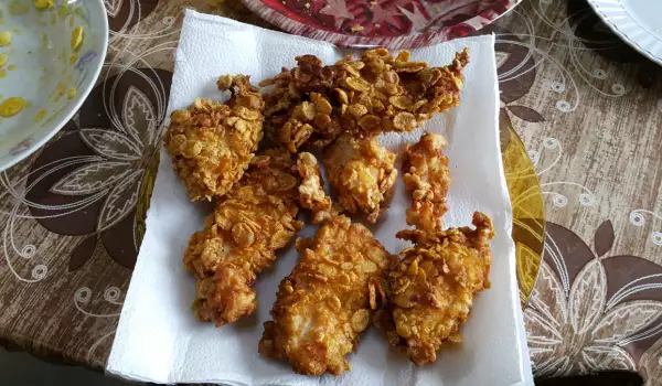 Crispy Chicken Fillets with Cornflakes